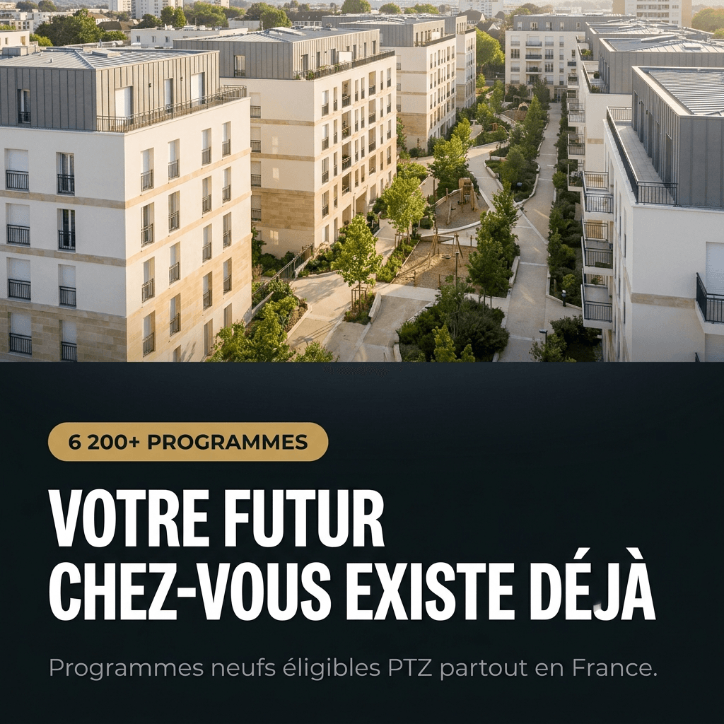 Votre futur chez-vous existe déjà : des programmes neufs éligibles au PTZ partout en France.